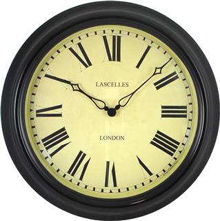 Black Station Clock - 45.5cm