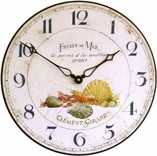 Fruits De Mer Wall Clock - 36cm