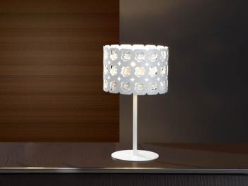 Anais -White small table lamp 1L