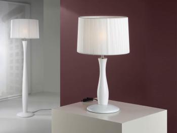Lin white w/ shade -Table lamp Kit