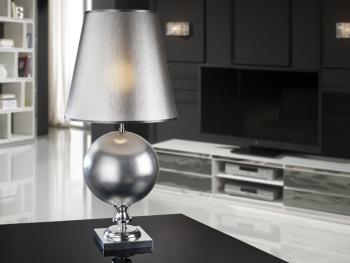 Terra· large tablelamp, silver