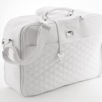 Mom white quilted bag