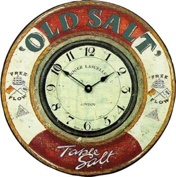 BROOKPACE LASCELLES Nautical wall clock, 'Old Salt' - 36cm