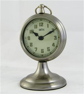 Horloge de cheminée Smiths en Chrome - 18cm
