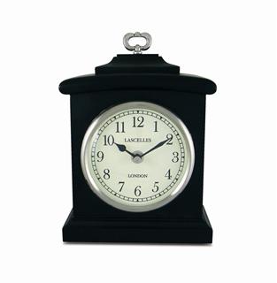 Horloge de cheminée noir - 22x19x6cm