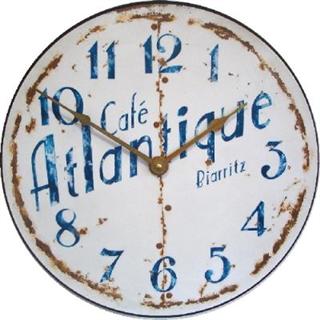 Horloge murale française émail Atlantique- 36cm
