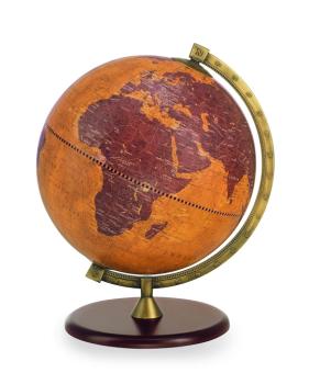 ZOFFOLLI Globe terreste  de table Gea avec base en bois