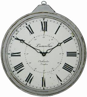 Antique Fob Style Wall Clock - 43cm