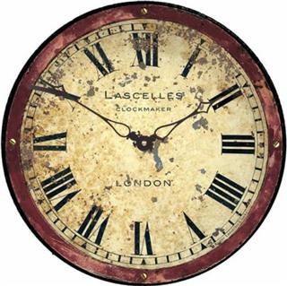London Antique Dial Wall Clock - 36cm