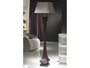 Deco brown colour w/shade stand lamp