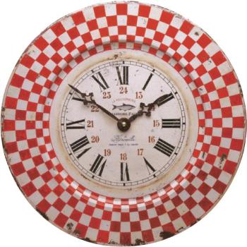 BROOKPACE LASCELLES French Tin Marseille Wall Clock