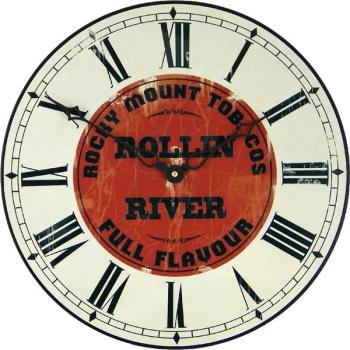 BROOKPACE LASCELLES Rollin River Tobacco Clock - 36cm