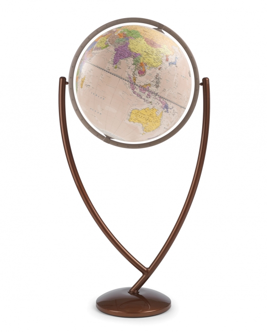 ZOFFOLI  Globe terrestre sur pied  avec un design moderne "Colombo" (ø 50 cm)-