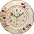 Horloge murale française en étain design Olives 36cm