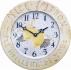 Tin Wall Clock, Lemons Design 36cm