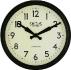 Smiths Retro Black Clock - 38cm