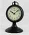 Smiths Black Mantel Clock - 18cm