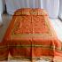 Bedspread 220 cm x 280 cm, Orange-Red