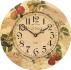 BROOKPACE LASCELLES Tin Fruits Wall Clock