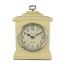BROOKPACE LASCELLES                               Cream Wooden Mantel Clock - 22x19x6cm
